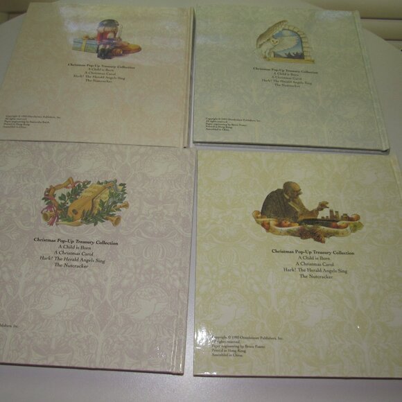 Vintage Treasury Collection Christmas Pop-Up Books Set of 4 | Nutcracker + more! - Picture 2 of 3